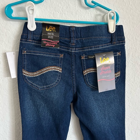 📚DROP⬇️ LEE • Kids Blue Jeans Convertible Skinny • 6X - Picture 7 of 7
